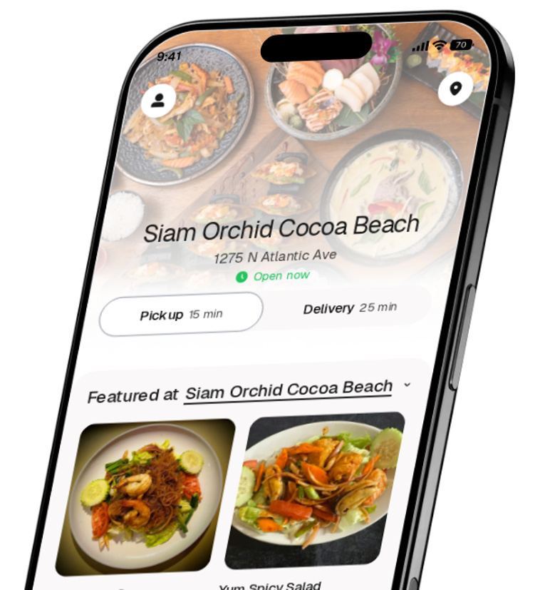 Siam Orchid Cocoa Beach app preview