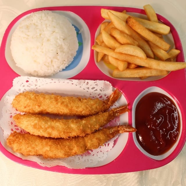 Kid Shrimp Katsu.
