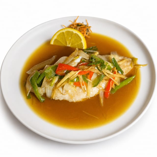 Steamed Fish.