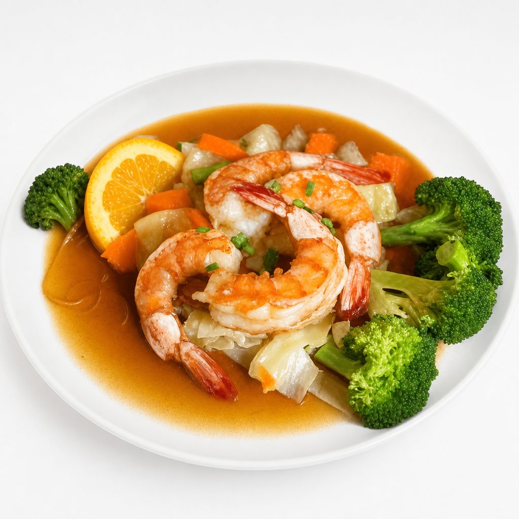Shrimp Teriyaki.