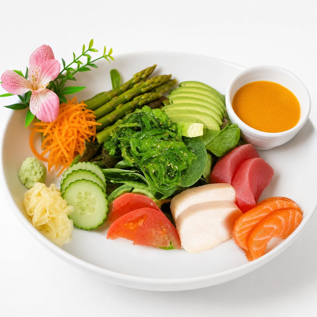 Sashimi salad.