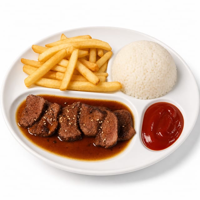 Kid Steak Teriyaki.
