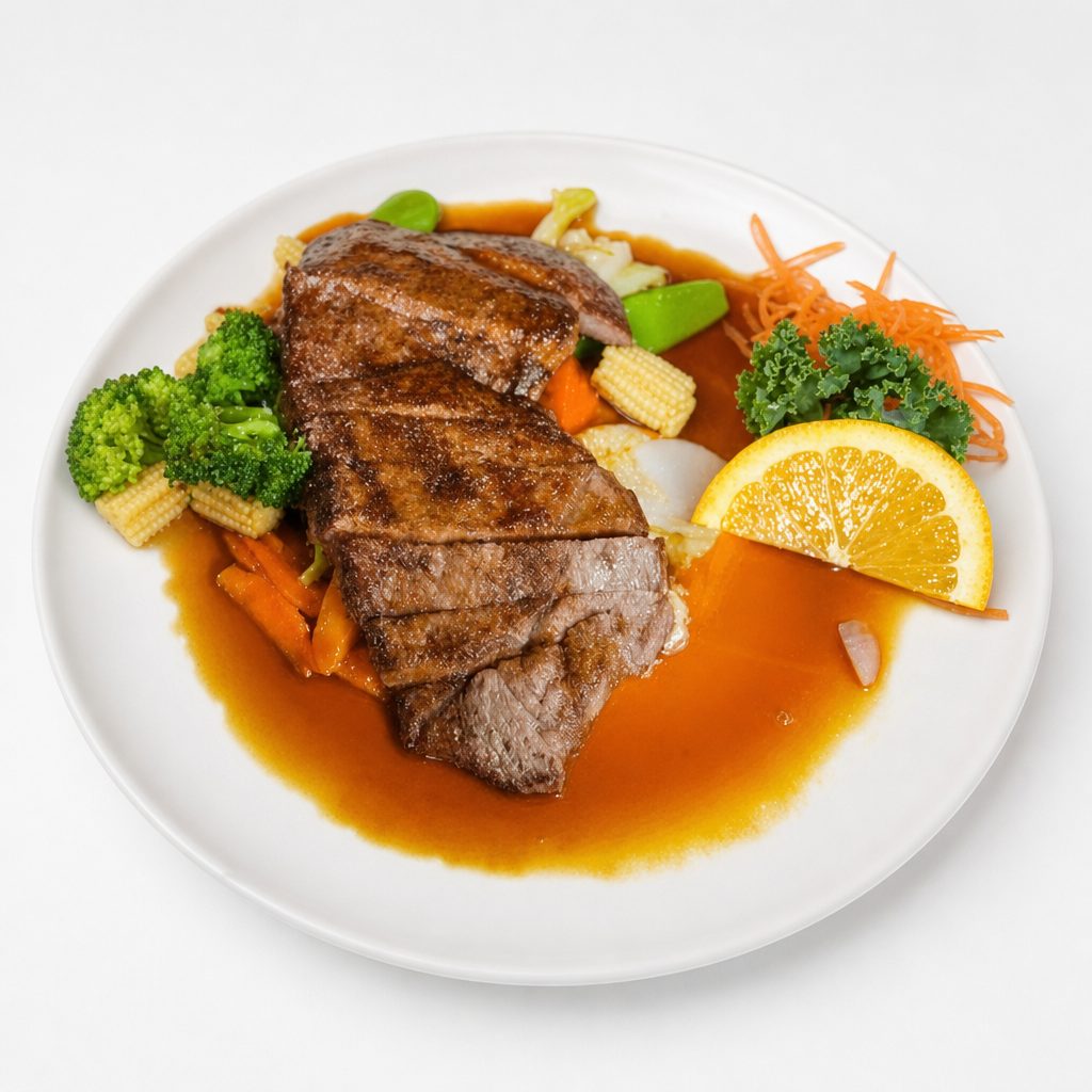 Steak Teriyaki.