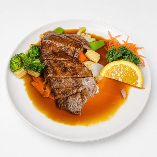 Steak Teriyaki.
