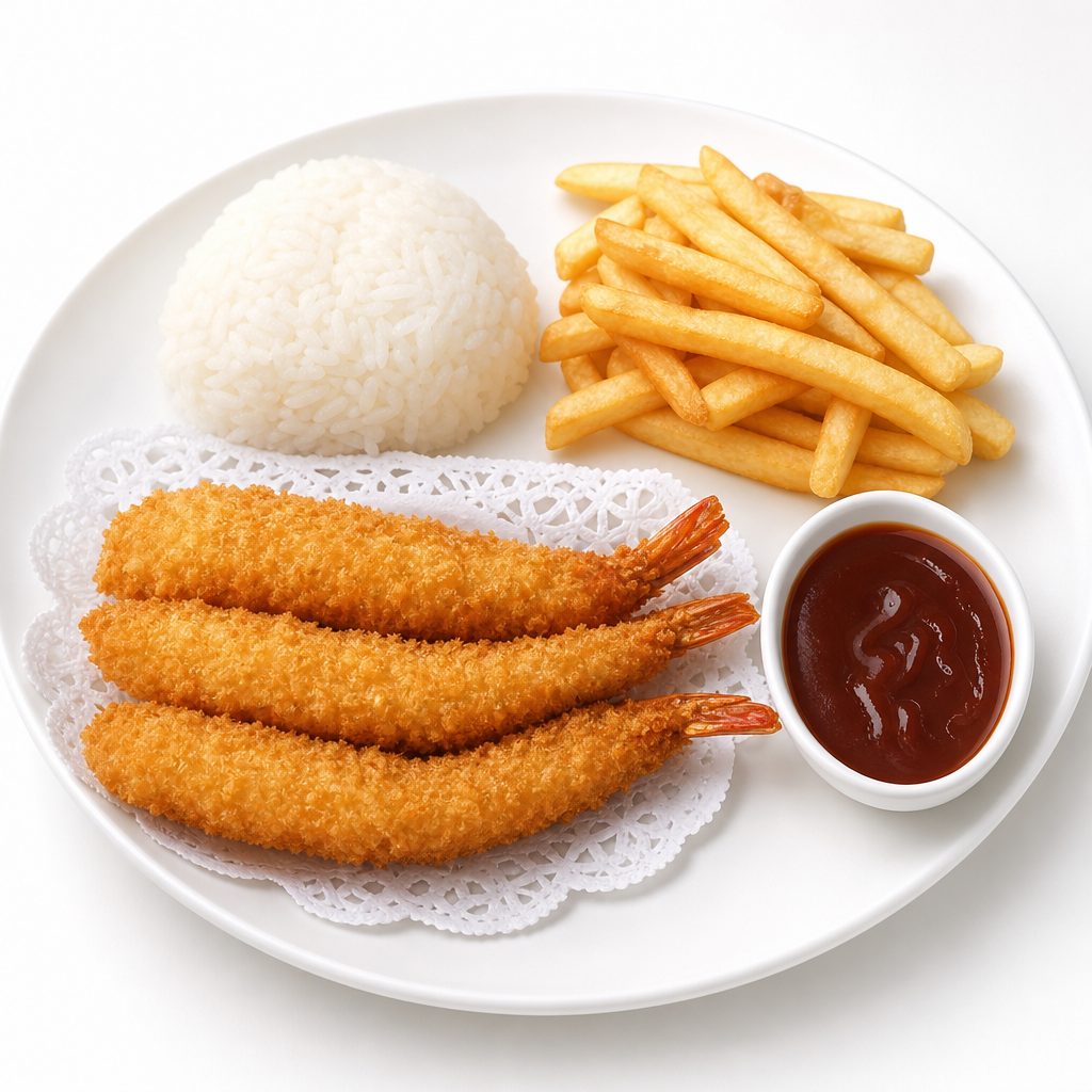 Kid Shrimp Katsu.