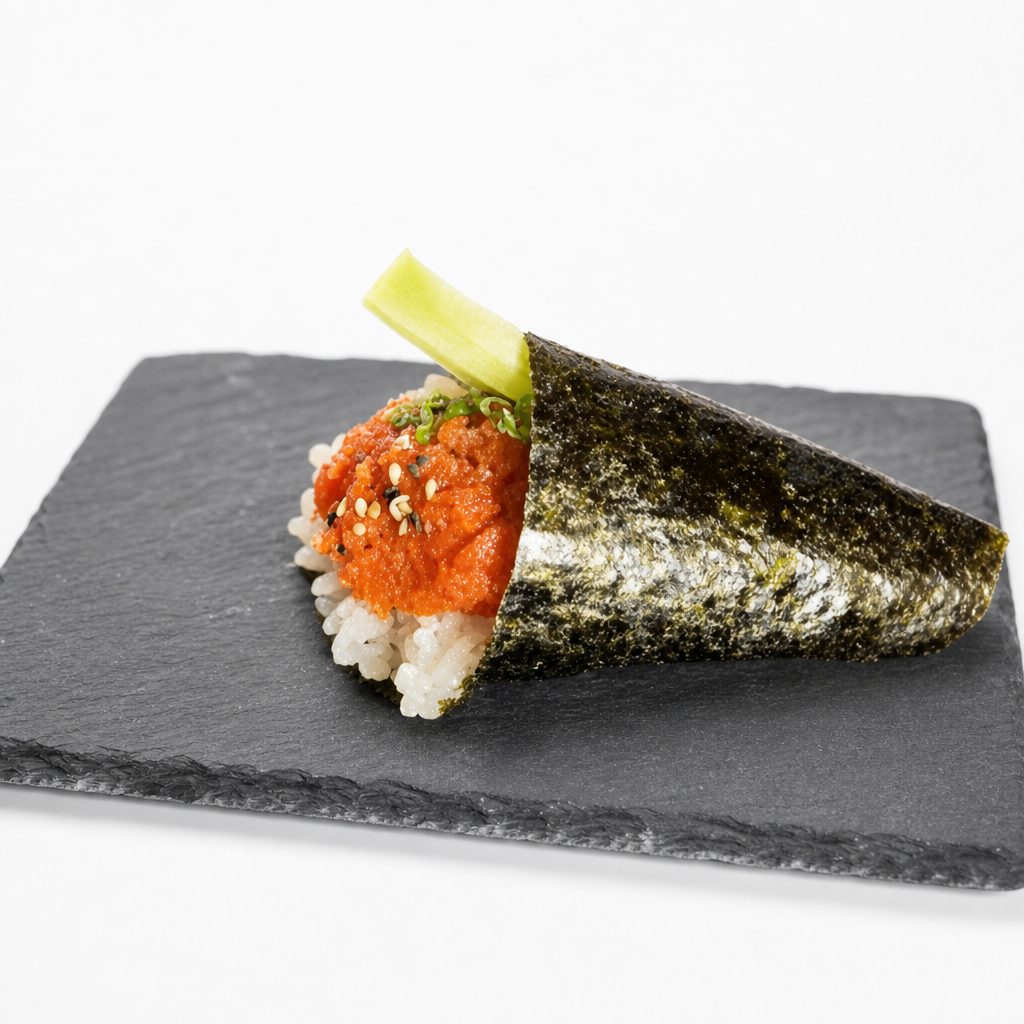 Spicy Tuna Temaki.