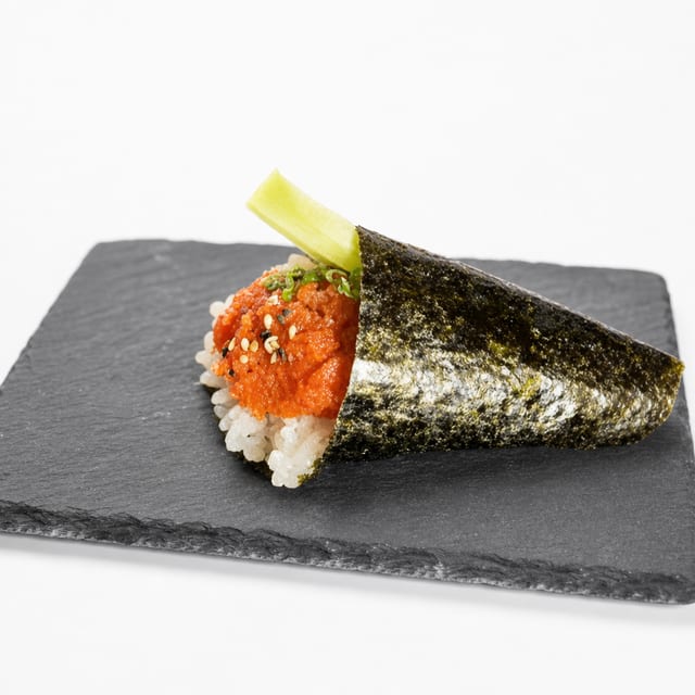 Spicy Tuna Temaki.