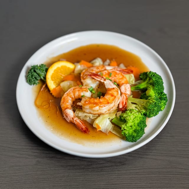 Shrimp Teriyaki.