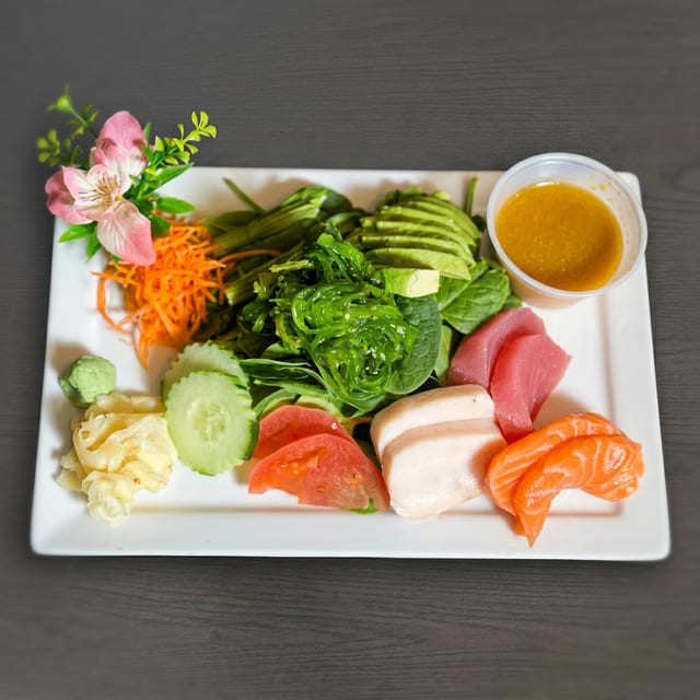 Sashimi salad.