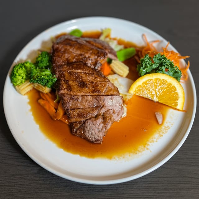 Steak Teriyaki.