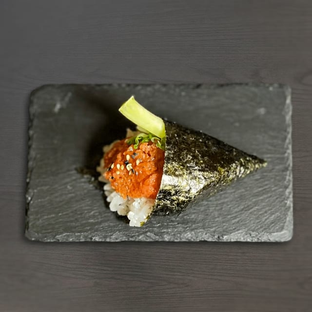 Spicy Tuna Temaki.